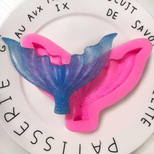 Fish Tail Silicone Fondant Mold Cake Decoration Mold XGY-141