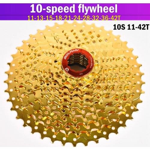 Gold Bolany 10S 20S Speed 11-50T 42T Freewheel Wide Ratio Bike Mountain Bicycle Flywheel Cassete