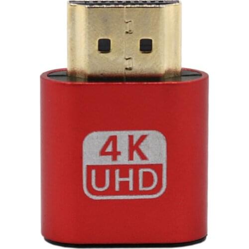Exquisitely Designed Durable VGA Virtual Display Adapter HDMI-compatible 1.4 DDC EDID Dummy Plug Display Emulator Play
