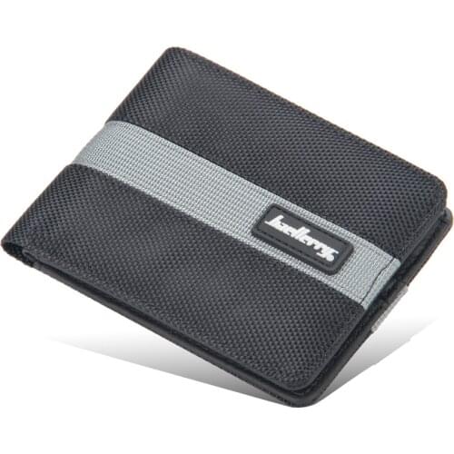 Leather mens wallets in Europe and America, multi-card zippers, wallets, coin purses, fashionable canvas mens bags
