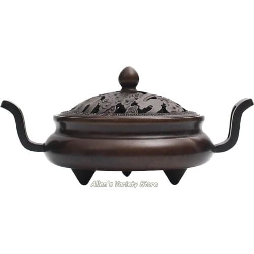 Wave AND Cloud bluing Metal Blue Brass Copper Coils incense Zinc Alloy Censer Thurible burner Coil Incense burner Incensory