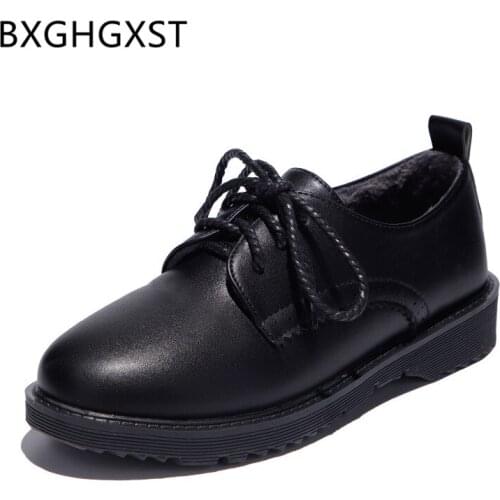 Fashion leather shoes women comfort winter oxford shoes for women designers vintage shoes zapatos casuales mujer обувь женская