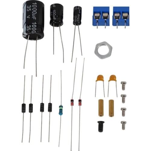 DIY Kit LED LM317 Adjustable Voltage Regulator Step-down Power Supply Module Set