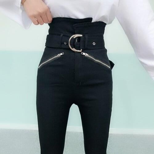 2020 Spring New Model Slimming Fashion Personality Wear Leggings High Waist Pencil Leggings Long Pants Fashion Leggings Women