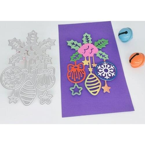 New Christmas Pendant Metal Cutter Making Newspaper Clipping Embossed Newspaper Clipping Scrapbook Template Art