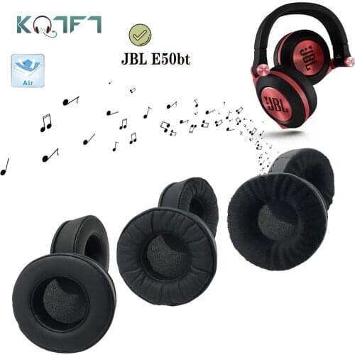 KQTFT Protein skin Velvet Replacement EarPads for JBL E50bt Headphones Ear Pads Parts Earmuff Cover Cushion Cups