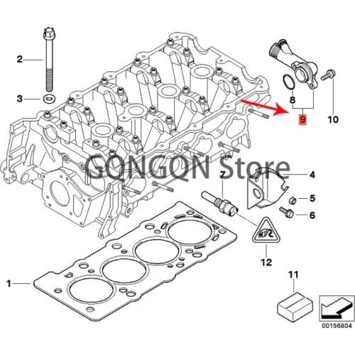 CAR water pipe joint bm wE34 518i M43 518g E36 318i 316i 318is M44 316i M43 318i M43 316g 316i 1.6 316i 1.9 318ti M44 connection