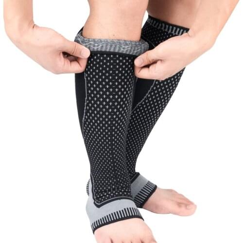 Sports Warm Leg Cover Knitted Lengthened Breathable Pressure Contraction Leg Guard