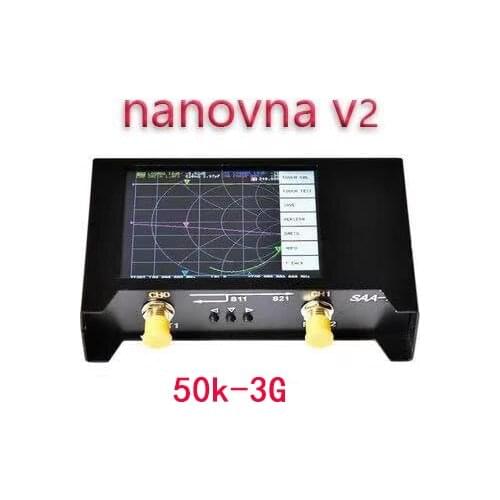 NanoVNA V2/ SAA2 3G Version VNA HF VHF UHF UV Vector Network Analyzer Antenna Analyzer with EVA Storage Bag