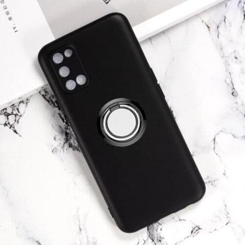 For OPPO A72 4G CPH2067 A52 CPH2061, CPH2069 Back Ring Holder Bracket Phone Case Cover Phone TPU Soft Silicone