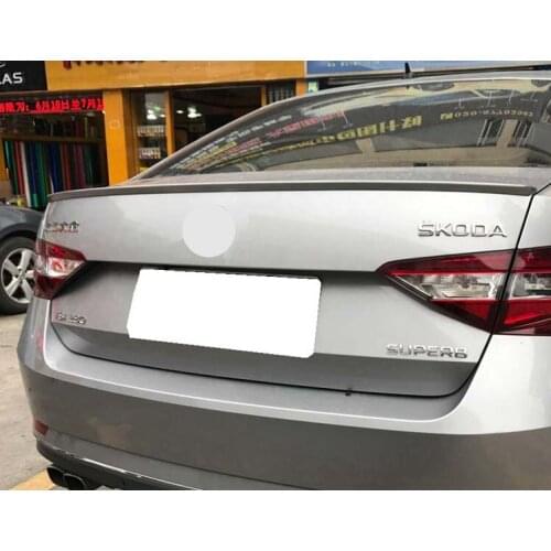 For 2015-2018 Skoda Superb 4DR Sedan Unpaninted Wing Spoiler Style B Rear ABS Spoilers Factory Trunk