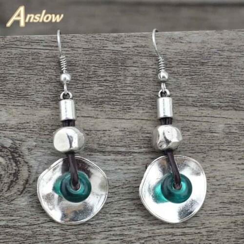 Anslow 2017 Friendship Water Drop Round Fashion Jewelry Women Earrings For Wedding Birthday Party Gift Free Shipping LOW0038AE