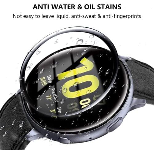 1/2/3pcs Transparent HD Film Screen Protector For Samsung Galaxy Watch Active 2 44mm 40mm Full Coverage Waterproof TPU Film