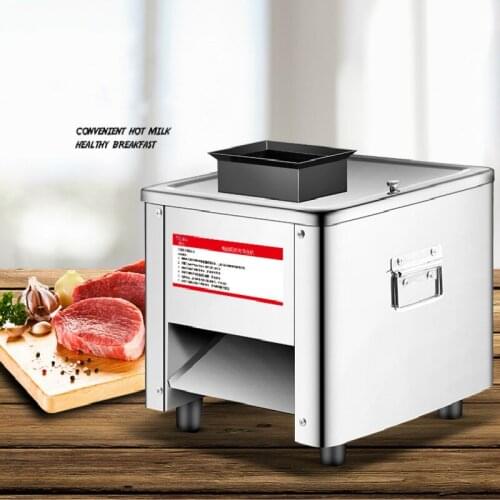 2018 Stainless steel meat slicer Desktop Commercial Multifunction Fully automatic Electric vegetable cutter Slicer Sliced meat