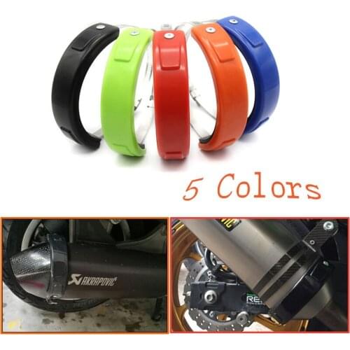 Motorcycle accessories Silencer/Exhaust Oval Exhaust Orange Protector For KAWASAKI ZX10R ZX-10R ZX 10R 2004-2015 2014 2013