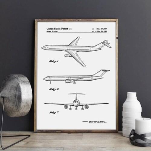 Boein 777 patent, Aircraft artwork, Aviation wall art,AIR Plane posters, room decor, print,blueprint, gift idea,wall Decorations