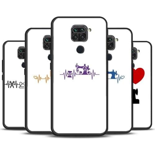 Heart beats for sewing machine Case For Xiaomi Redmi 9 9C 9A 8 8A 7A 10X K30 Ultra Cover For Redmi Note 8 9 Pro 7 8T 9S