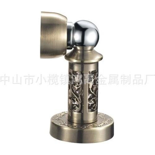 [Xi Ya Hardware] Magnetic Door Holder Door Stopper carved green bronze zinc alloy plus thick magnetic door suction