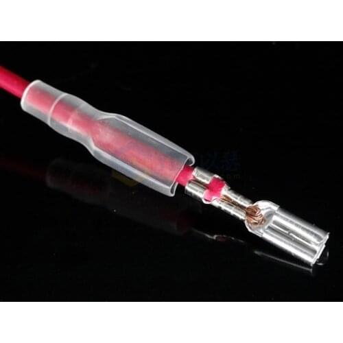 Factory mechanical soft sleeve insulated terminal