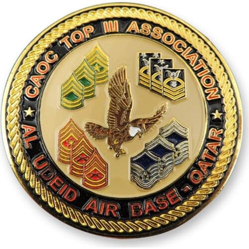 Custom Metal Forces Souvenir Challenge Coin for Collect cheap custom metal gold coins