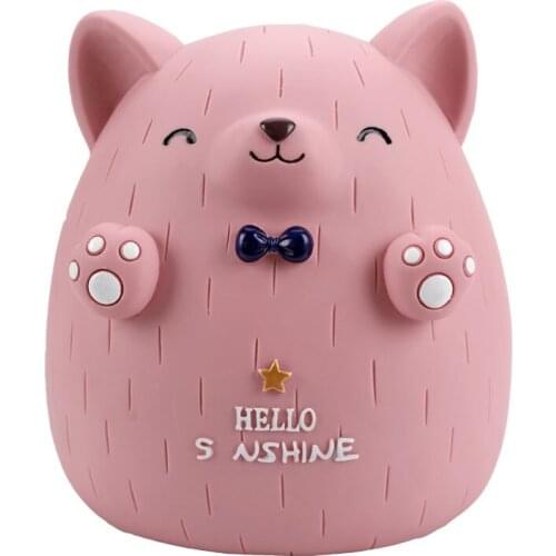 Creative Piggy Bank For Kids Girl Cute Piggy Banks To Children Box Money Anime Coin Bear Interesting Hucha Household ED5CXG