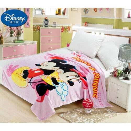 Disney Mickey Minnie mouse Frozen Elsa Anna blanket Throw Cartoon for Children Adult kids Bed Sofa Couch children woolen blanket