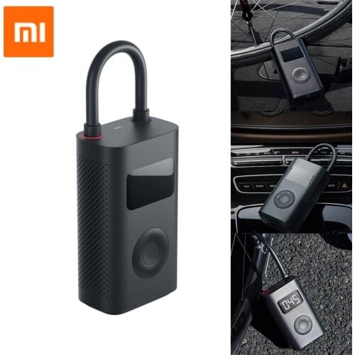 Original Xiaomi Mijia Portable Smart Digital Tire Pressure Detection Electric Inflator Pump for Bike Motorcycle Car Football