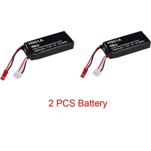 7.4V 1400mAh Rechargeable Lipo Battery For Hubsan H123D X4 JET HT012D Transmitter Remote Controller H901A Battery Spare Parts