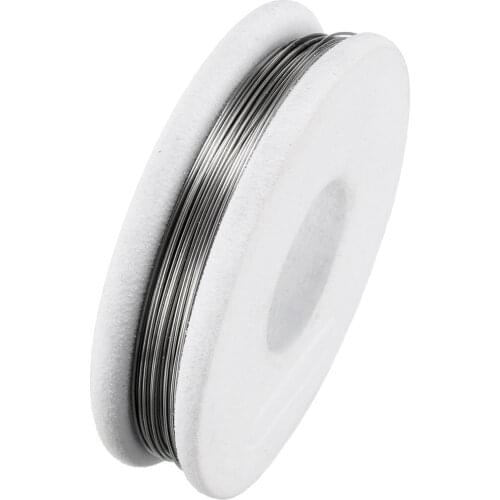 Uxcell Superfine Heating Wire FeCrAl Resistor Wire for Heating Elements 0.1mm-0.3mm diameter 0.013inchx25ft DxL