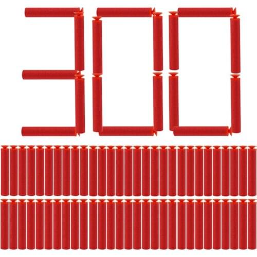 Red Sucker Bullets Toy For Nerf Soft EVA Suction Head Refill Darts Boy Toy Gun for Nerf Series Blasters Xmas Kid Children Gift