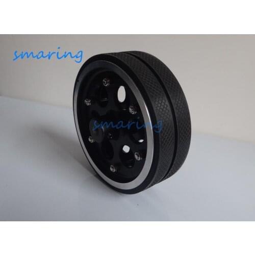 Rubber DC Drive Gear Motor wheel Tyre Tire For Smart Robot Car wheels Chassis Accessories Wheels