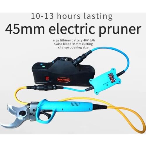 45mm cutting diameter electric battery power pruning shears