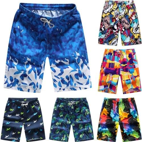Board Shorts for Men Drawstring Printed Beach Shorts Men Clothing Casual Sports Running Harajuku Loose Summer Shorts Male