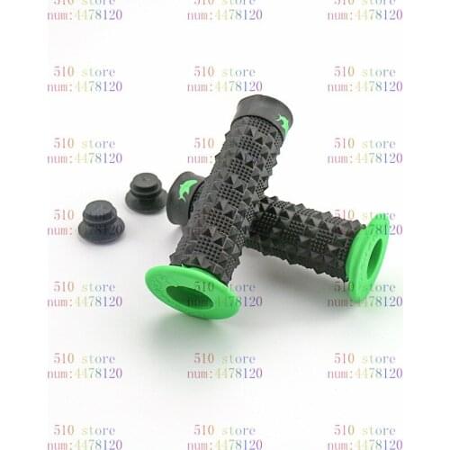 Green motocross handlebar grips atv Accessories motorbike handlebar for suzuki moto parts universal 21mm 23mm moto