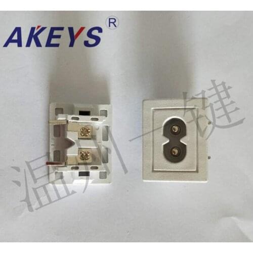 10 PCS AC-025A AC power outlet multi-function industrial socket switch 8-word plum eight-character socket 10A white