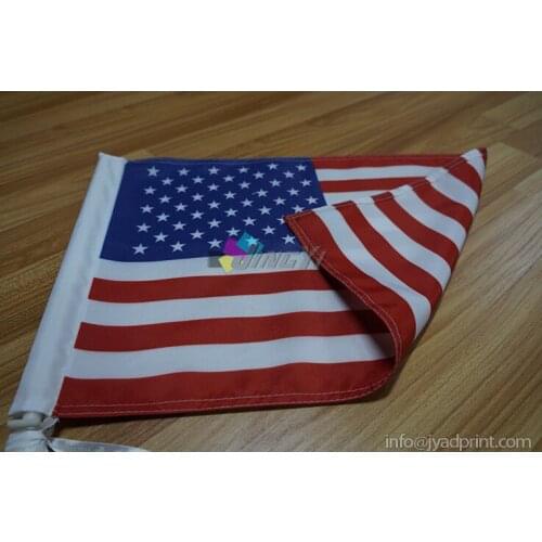 30pcs Car Flags, Custom Polyester Car Flag (without pole), print one side or both sided flag