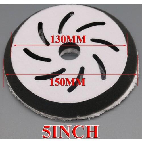 5 Inch Microfiber Polishing Pads Buffing Pads Workshop Equipment Hook Loop Buffer Pad Polishing Felt Wheel For Car