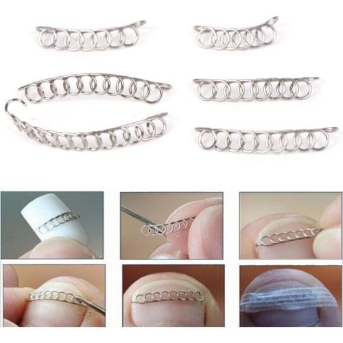 6Pcs/Box Toenail Correction Wire Fixer Ingrown pedicure Foot Care Tool Recover Paronychia Acronyx Bunion Corrector
