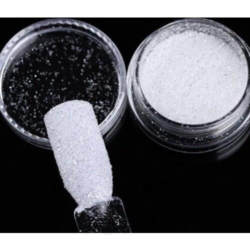 8 Colors Gray Gradient Shiny Nail Glitter Powder Sparkly Nail Art Pigment Silver DIY Nail Art Manicure Decoration 2g/1Box