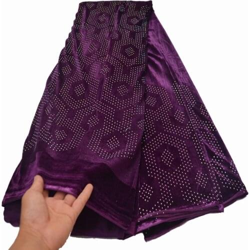 African Lace Fabric 2020 High Quality French Velvet Lace Fabric with Sequins Lace Fabric for Wedding Party Dress FN032