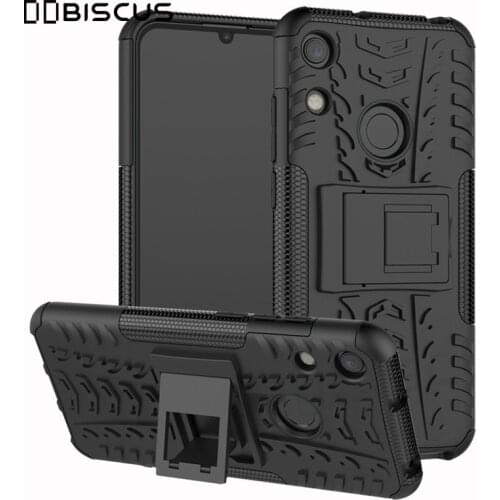Honor 8A Pro JAT-LX4 Case Hard Plastic Soft Silicone Hybrid Armor Case For Huawei Honor 8A 8 A JAT-LX1 Stand PC + TPU Cover Capa