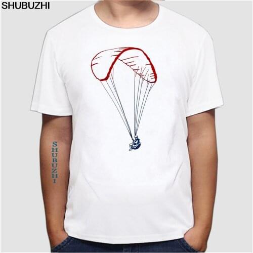 Print Building t shirt for mens paragliders t-shirt men Spring Leisure 4xl 5xl tshirt cotton simple Cute euro size