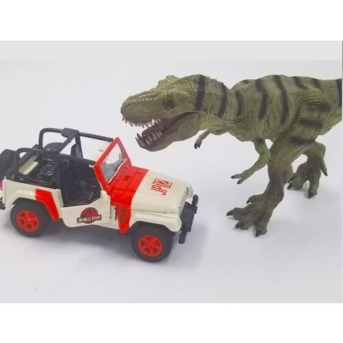 1/43 Alloy Diecast Jurassic Park Retro Classic SUV Car Model Collection Toys of Boys Gifts Show Hot Toys Static Display