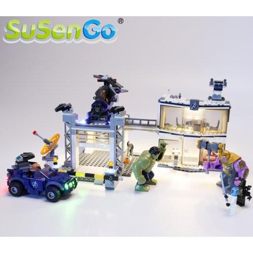 SuSenGo LED Light Kit For 76131 Compound Battle Compatible with 07123 11262