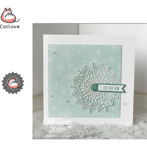 Lace Flower Wreath Metal Cutting Dies Scrapbooking Stencil Die Cuts Card Making DIY Decorative Craft Embossing New Dies For 2019