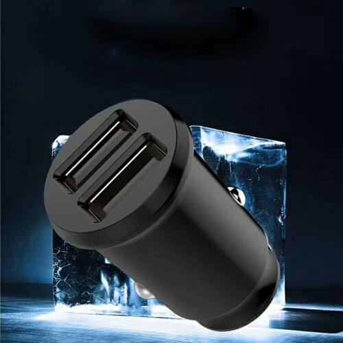 ​Small USB Car Charger Adapter 3.1A With Digital LED Display Universal Dual USB Phone Car Charger