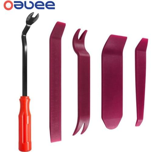 Oauee Auto Door Clip Panel Trim Removal Tool Kits Navigation Disassembly Seesaw Car Interior Plastic Seesaw Conversion Tool
