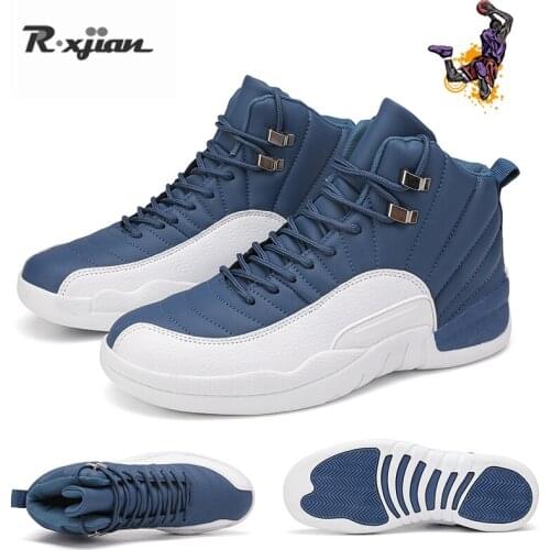 New High-quality Mens Basketball Shoes Outdoor Mid-top Breathable Professional Sports Shoes Shock Absorption Non-slip Sole