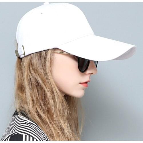 Lady New Baseball Cap Female Summer Sun Hat Girls Outside Travel Leisure Cap Visor White Black Cap Casual Hat B-8035