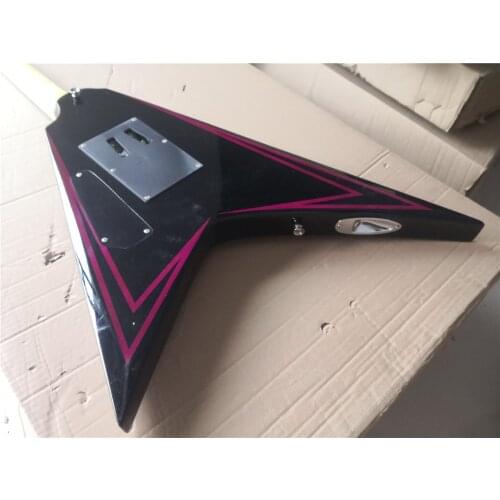 Chinese guitar factory custom new AEXI-600 black electric guitar, rose wood fingerplate in stock 62 E S P